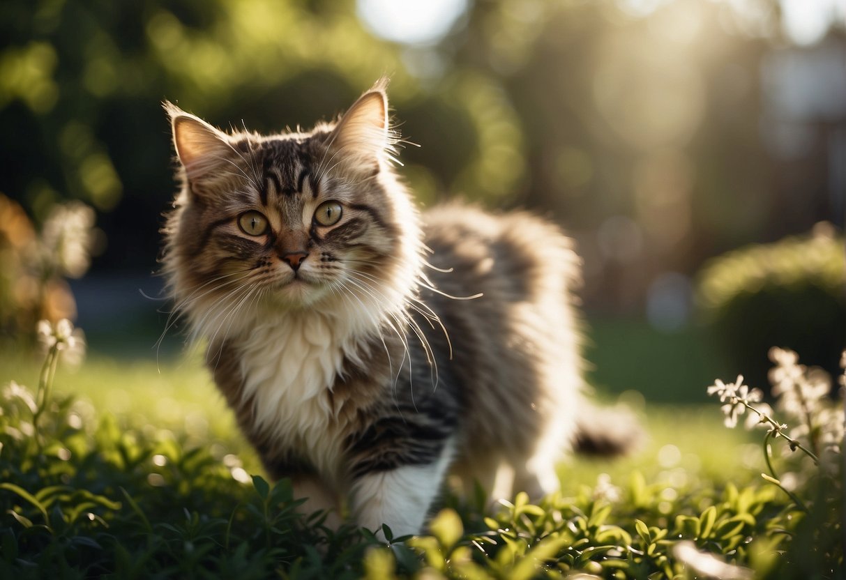 Cats with curly fur