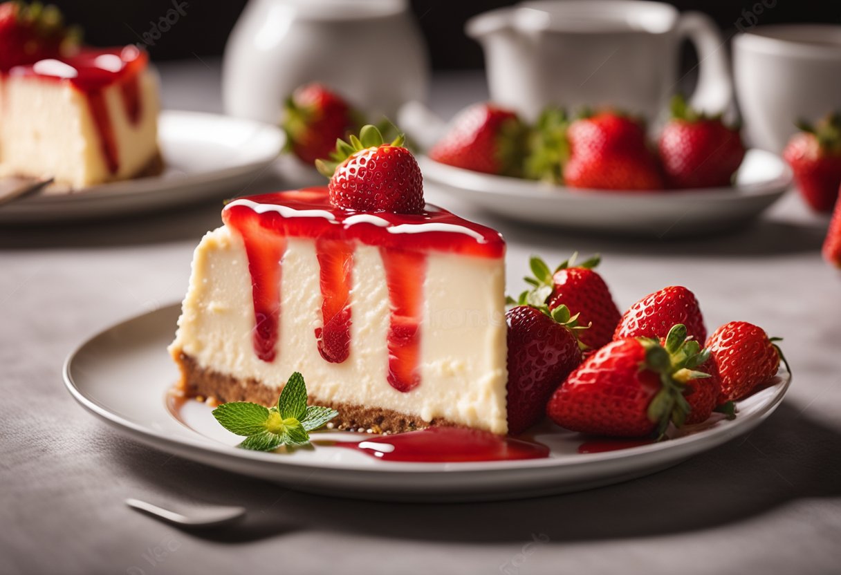 Best Strawberry Cheesecake