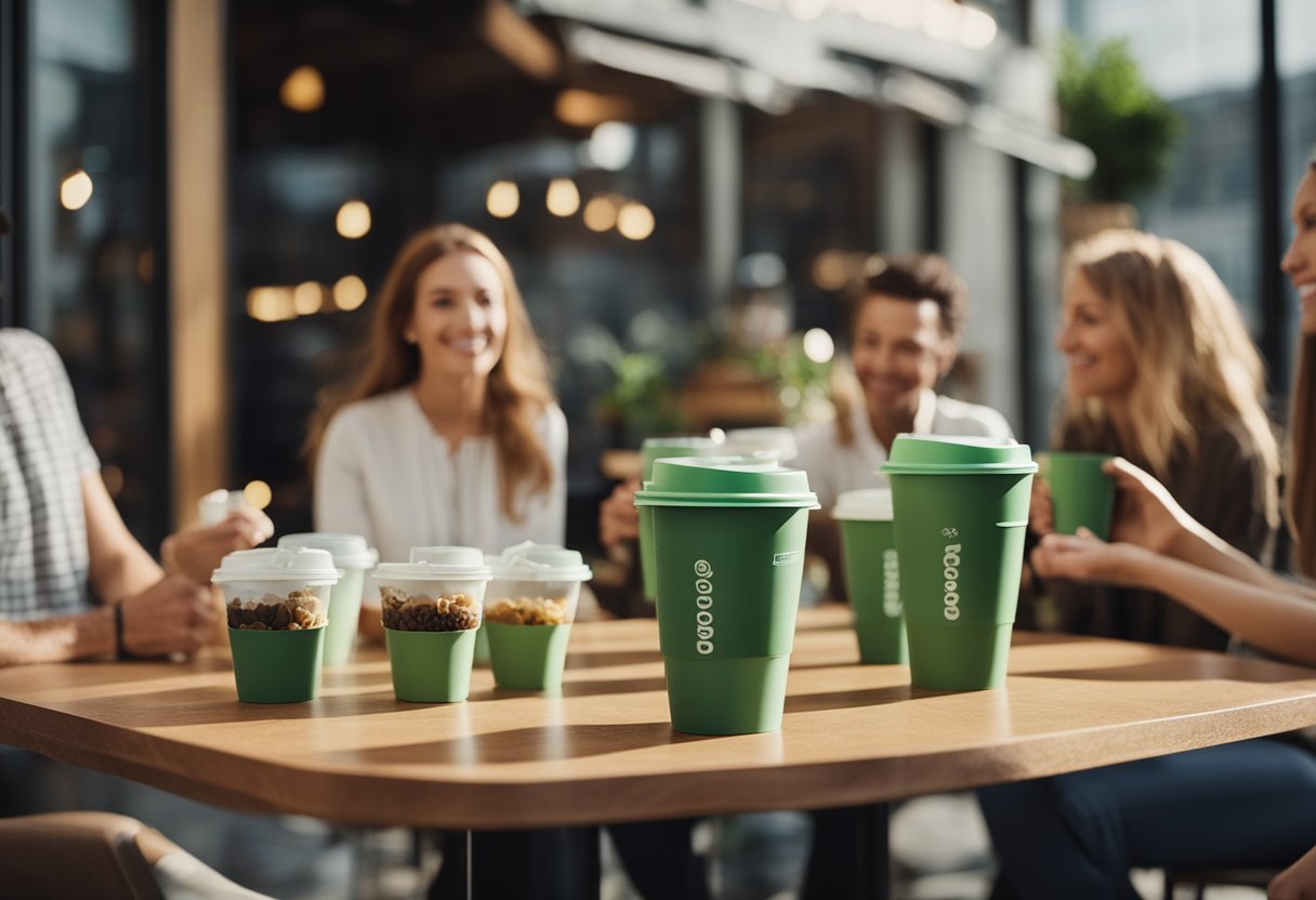 photo of people sitting around a table 