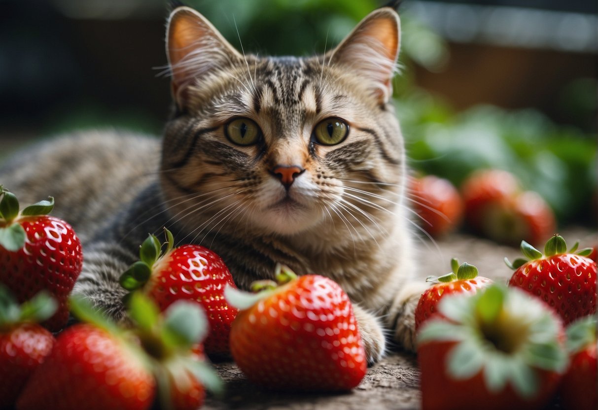 can cats eat strawberries