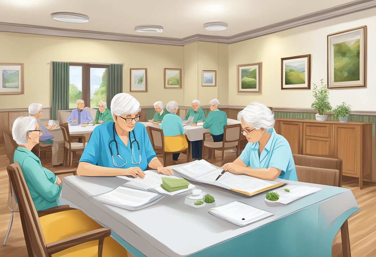patient care consultation for a residential care home