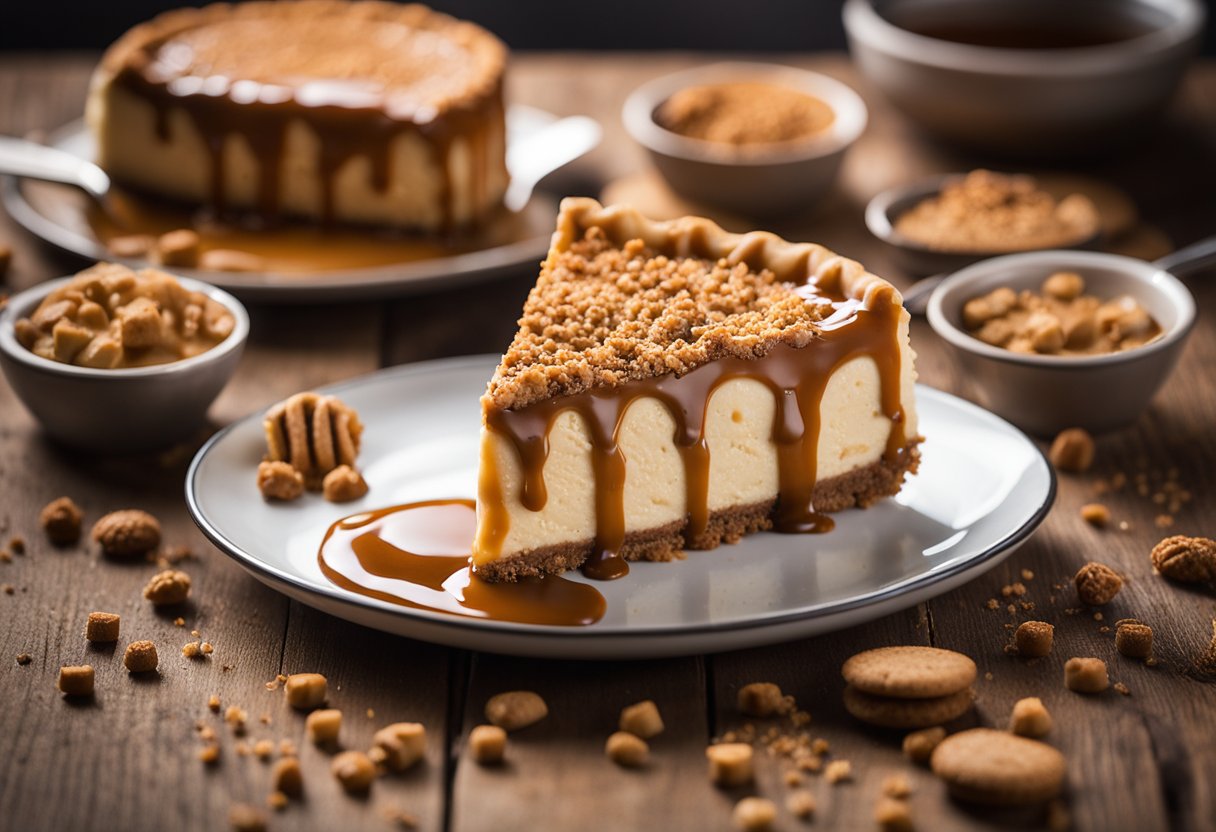 Biscoff Salted Caramel Cheesecake