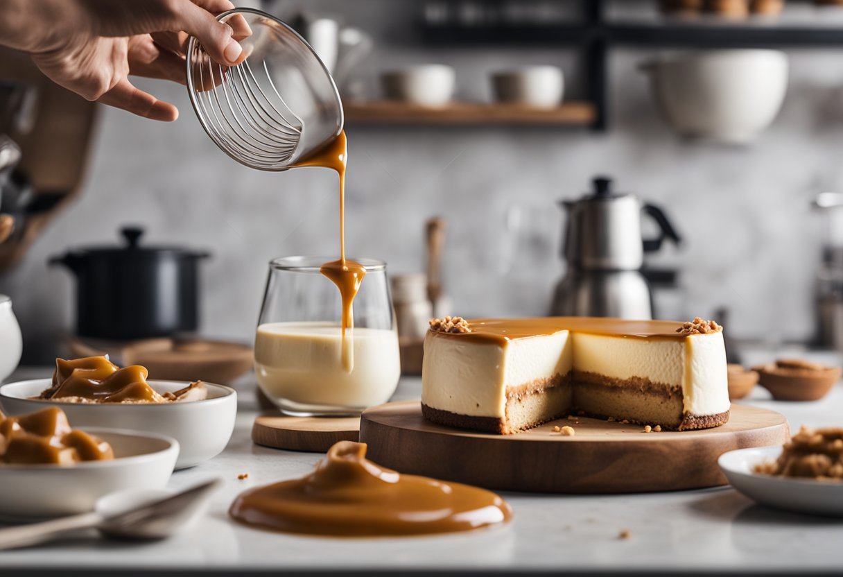 Biscoff Salted Caramel Cheesecake