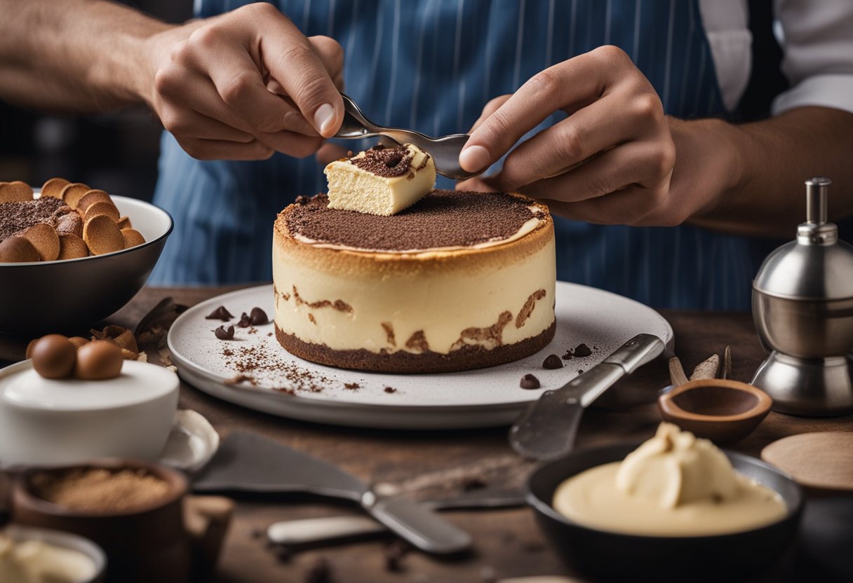 Baked Tiramisu Cheesecake