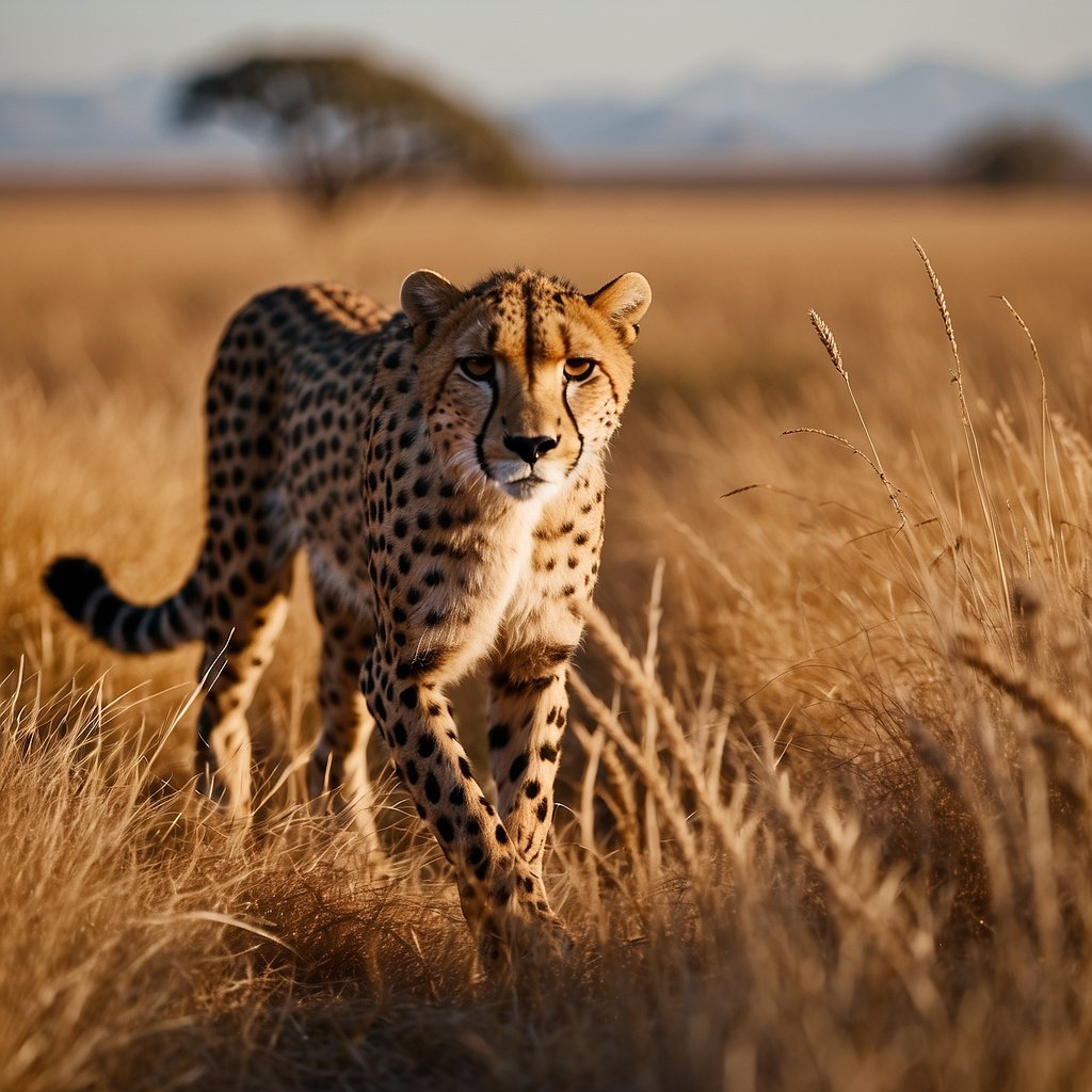 Cheetah adaptations for predation