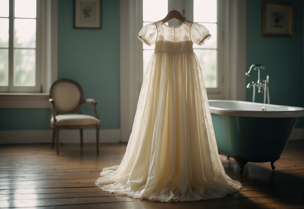 How to Whiten a Yellowed Christening Gown Restoring Vintage Fabric
