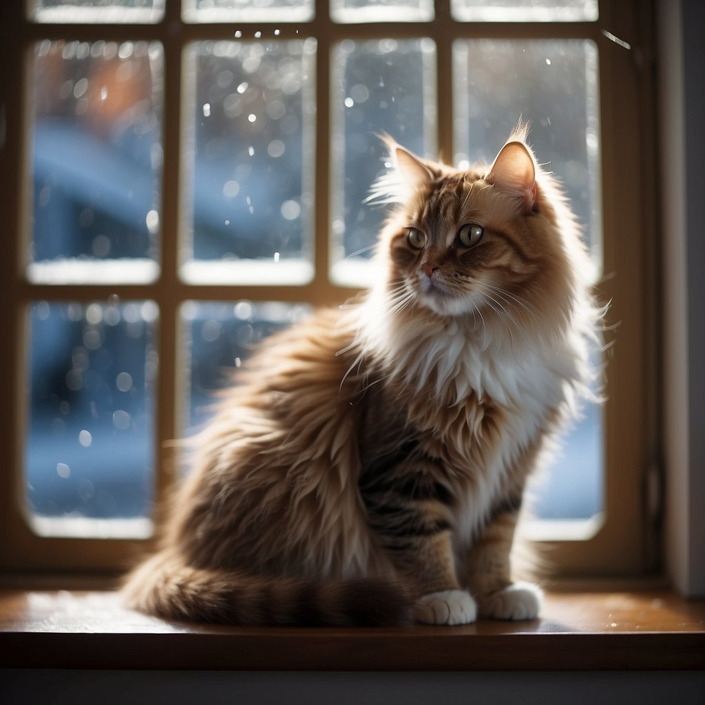 kitty in window