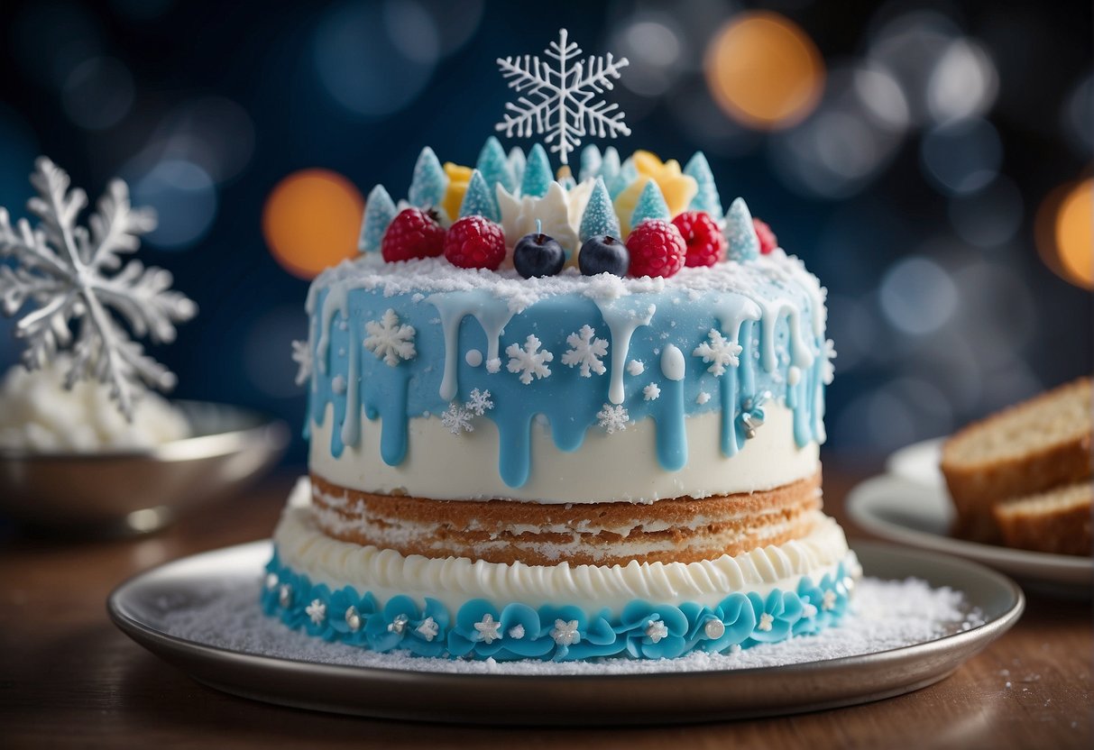 Winter Snowflakes Cake – Harvard Sweet Boutique Inc