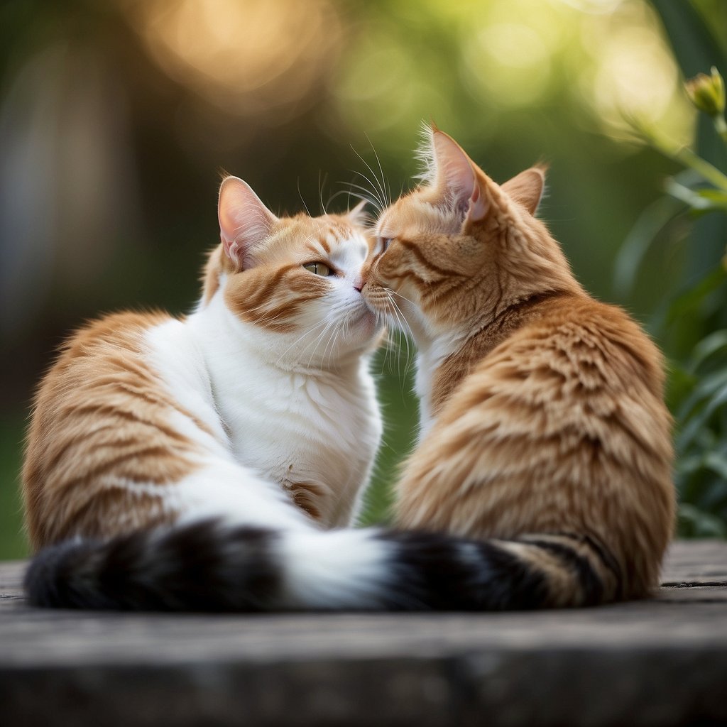 why cats lick each other