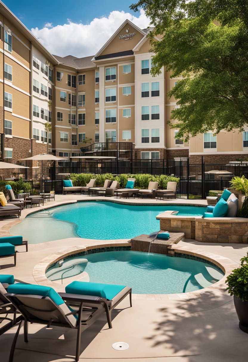 Indulge in comfort at Homewood Suites by Hilton Waco – premier hotels with outdoor pools in Waco, Texas.