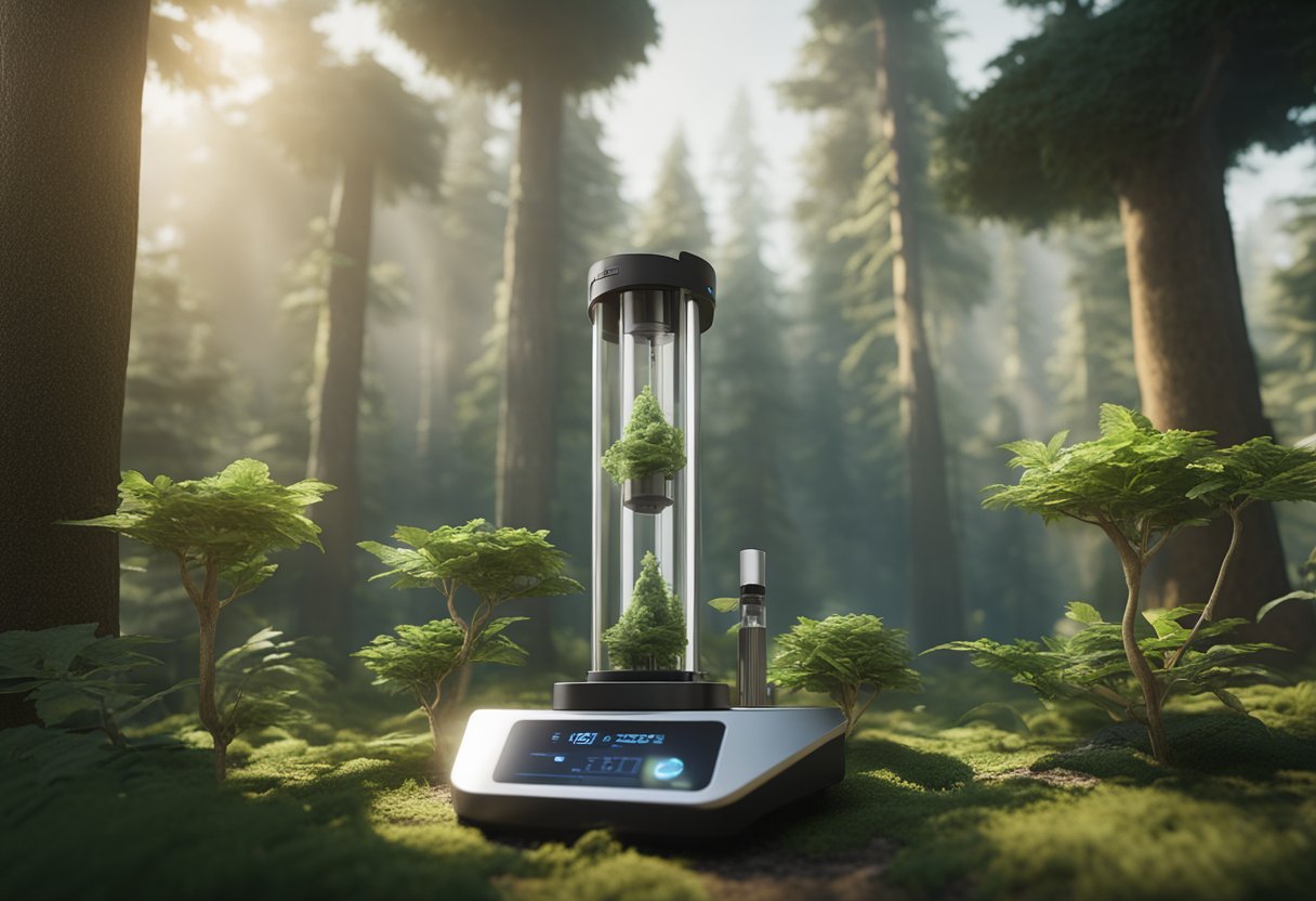 scenic image of a vape in a forest