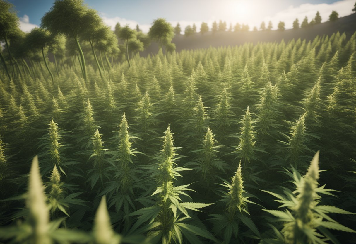 a cannabis farm