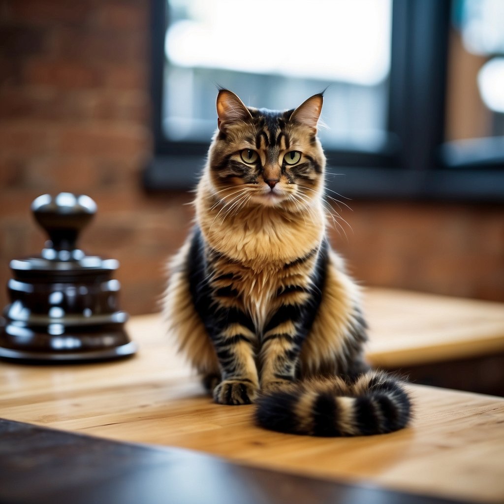 long-haired kitty