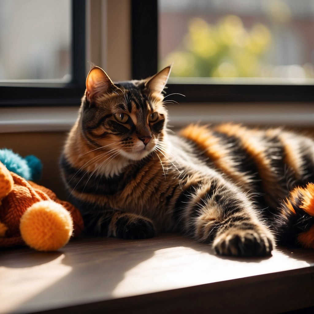 tortie in window