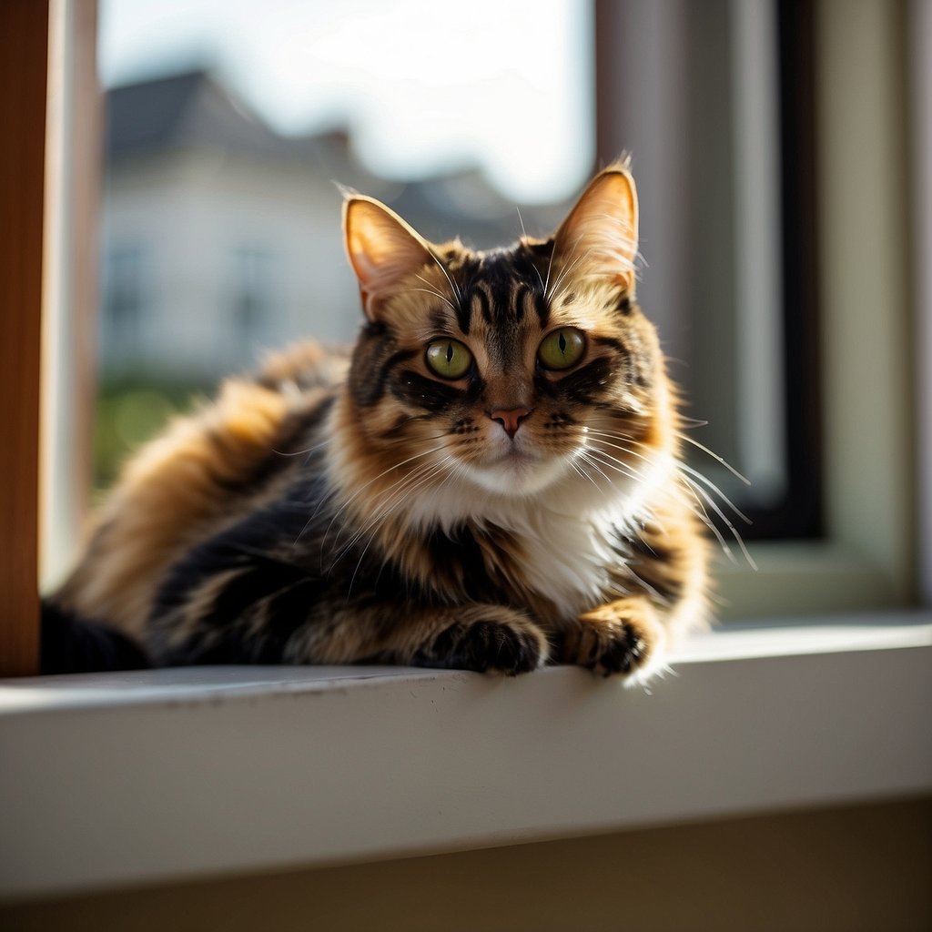 pretty kitty in window