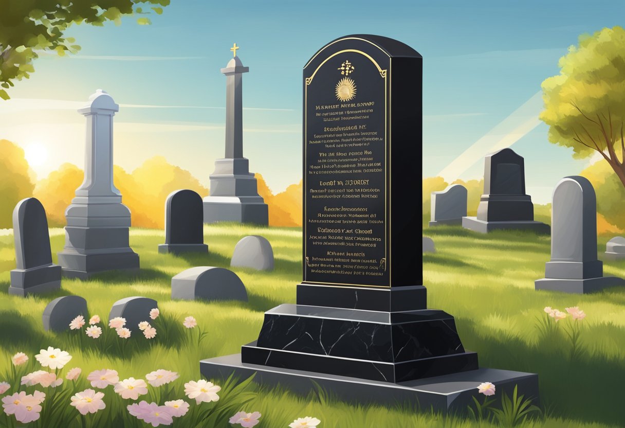 Black Granite Headstone Prices Carving Out the Cost without Digging