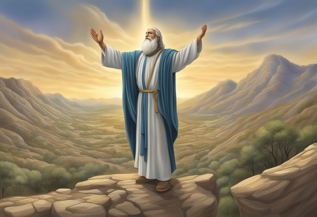 Ezequiel orando a Deus no Vale 