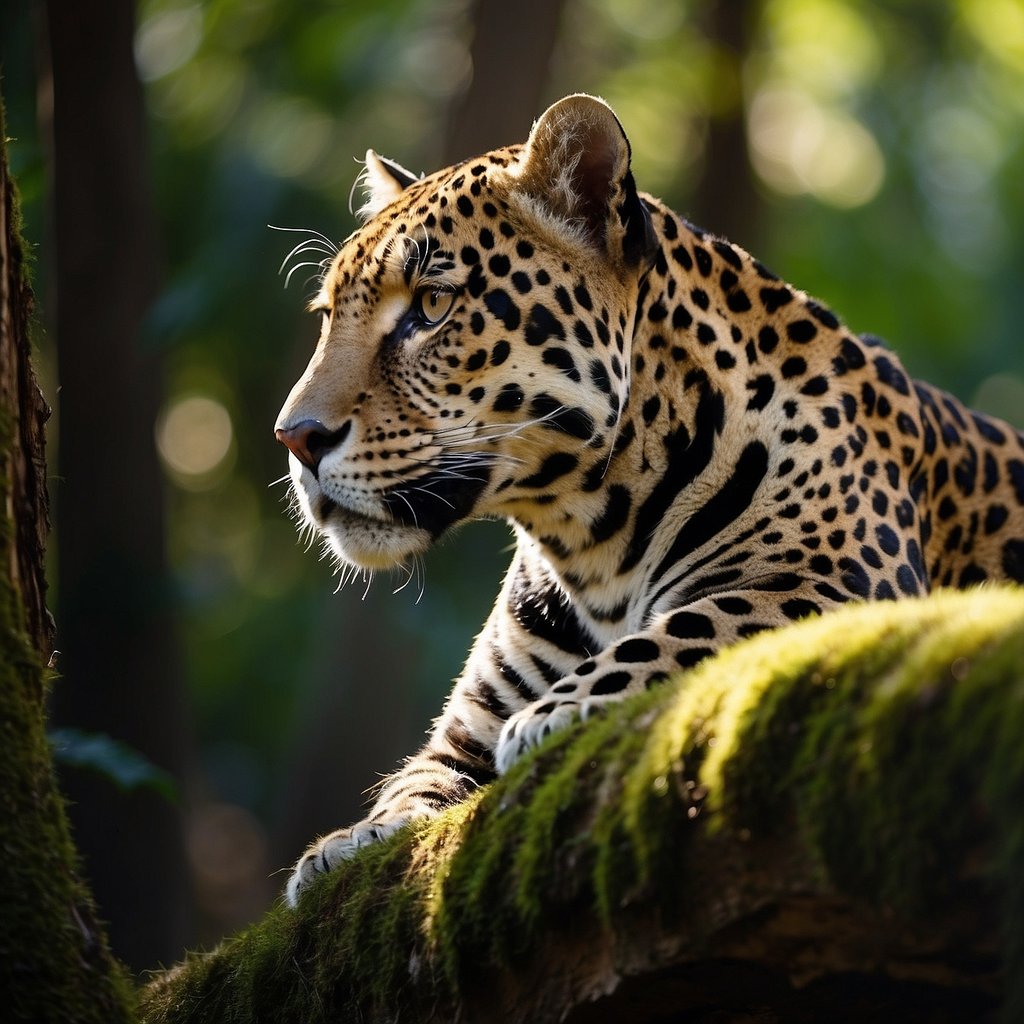 panthera onca in forest