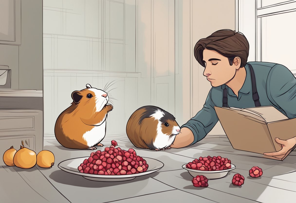 Curated visual reference: Guinea Pig Eating Pomegranate Seeds Reference: Can Guinea Pigs Eat Pomegranate Seeds A Comprehensive Guide