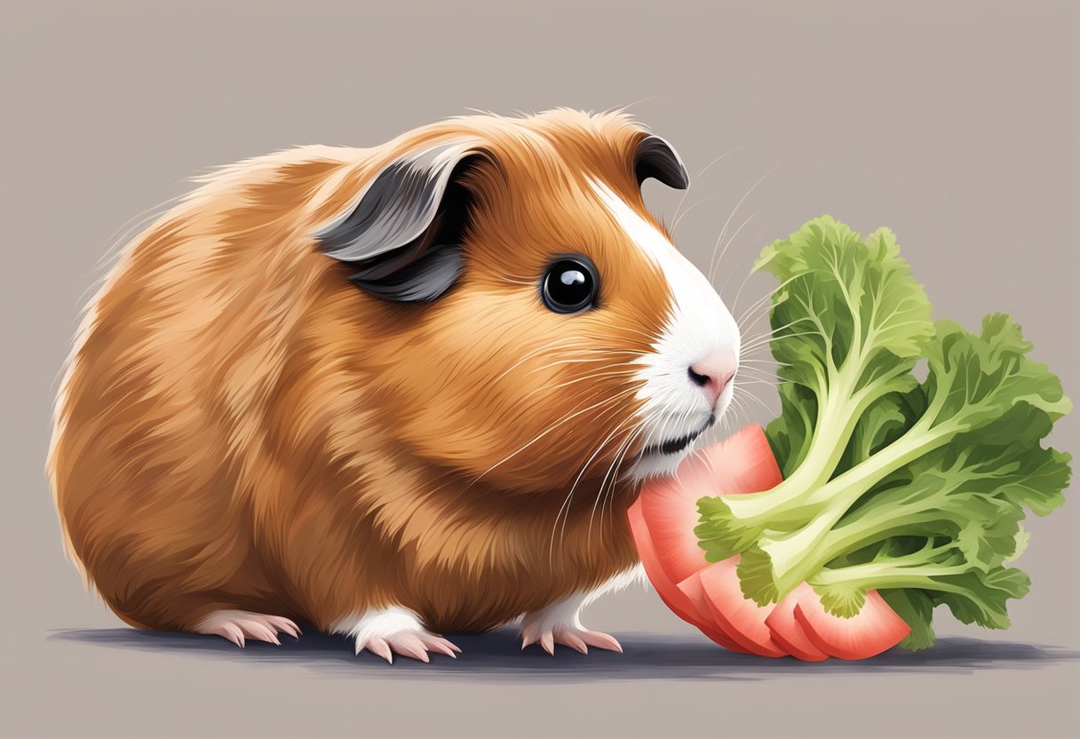 Image showcasing Can Guinea Pigs Eat Rhubarb? A Comprehensive Guide - Pets Collector