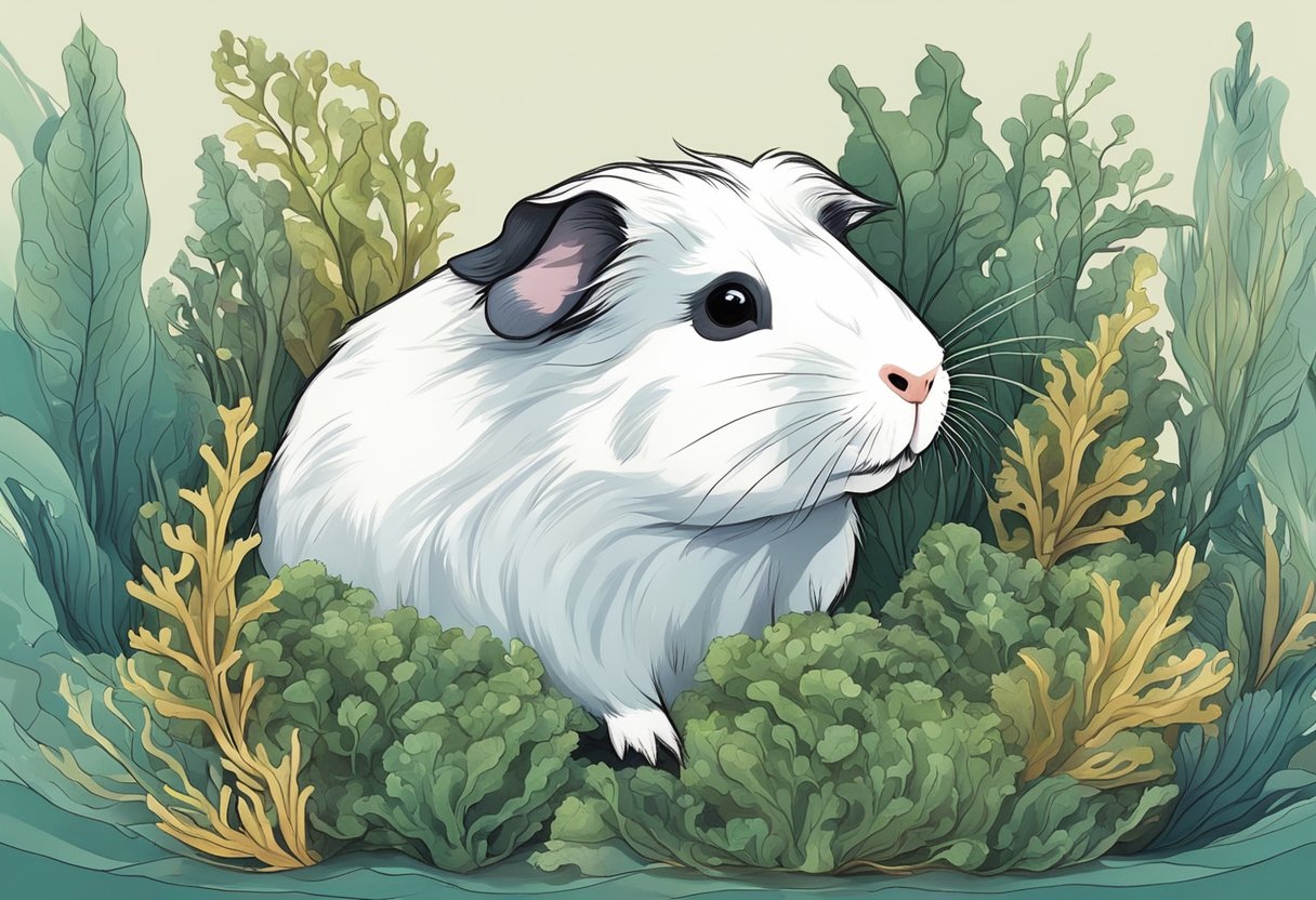 Feeding Guinea Pigs Seaweed photo