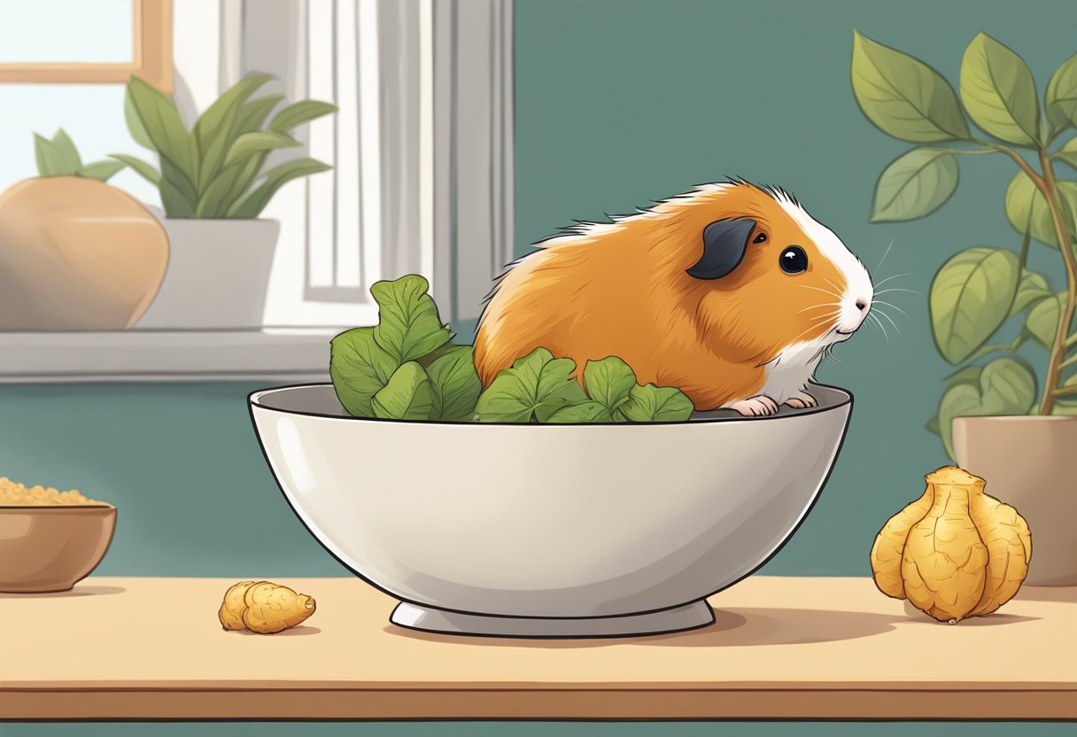 Image showcasing Can Guinea Pigs Eat Ginger? A Comprehensive Guide To Feeding Your ...