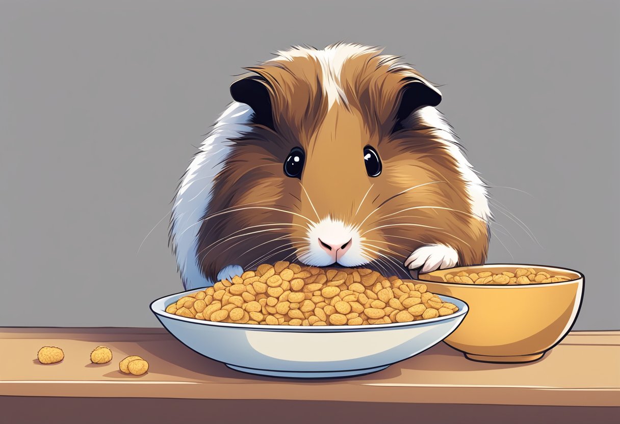 A closer look at Padded Gently With Cereals Guinea Pigs