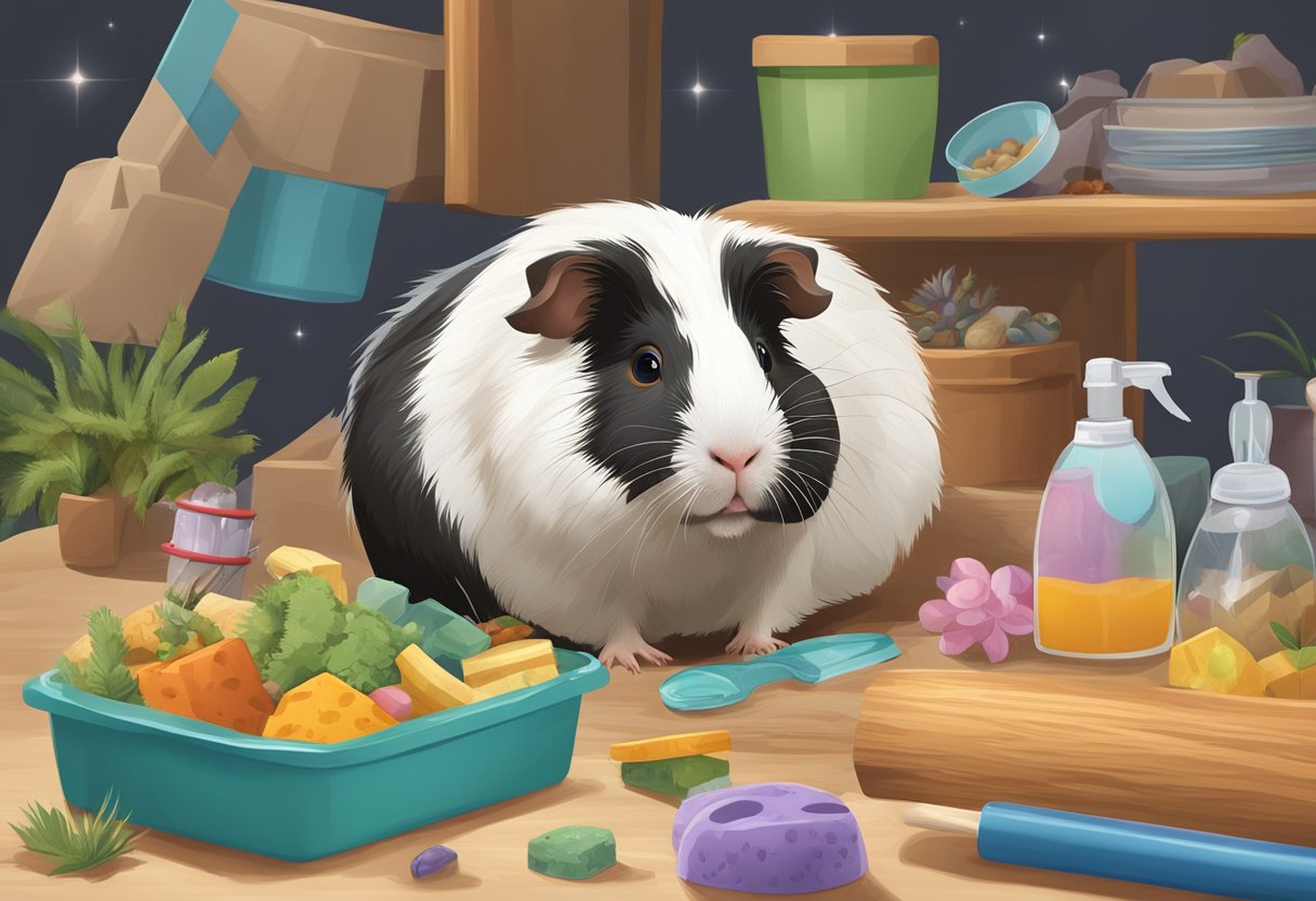 Beautiful view of Guinea Pig Hay Possible Health Risks