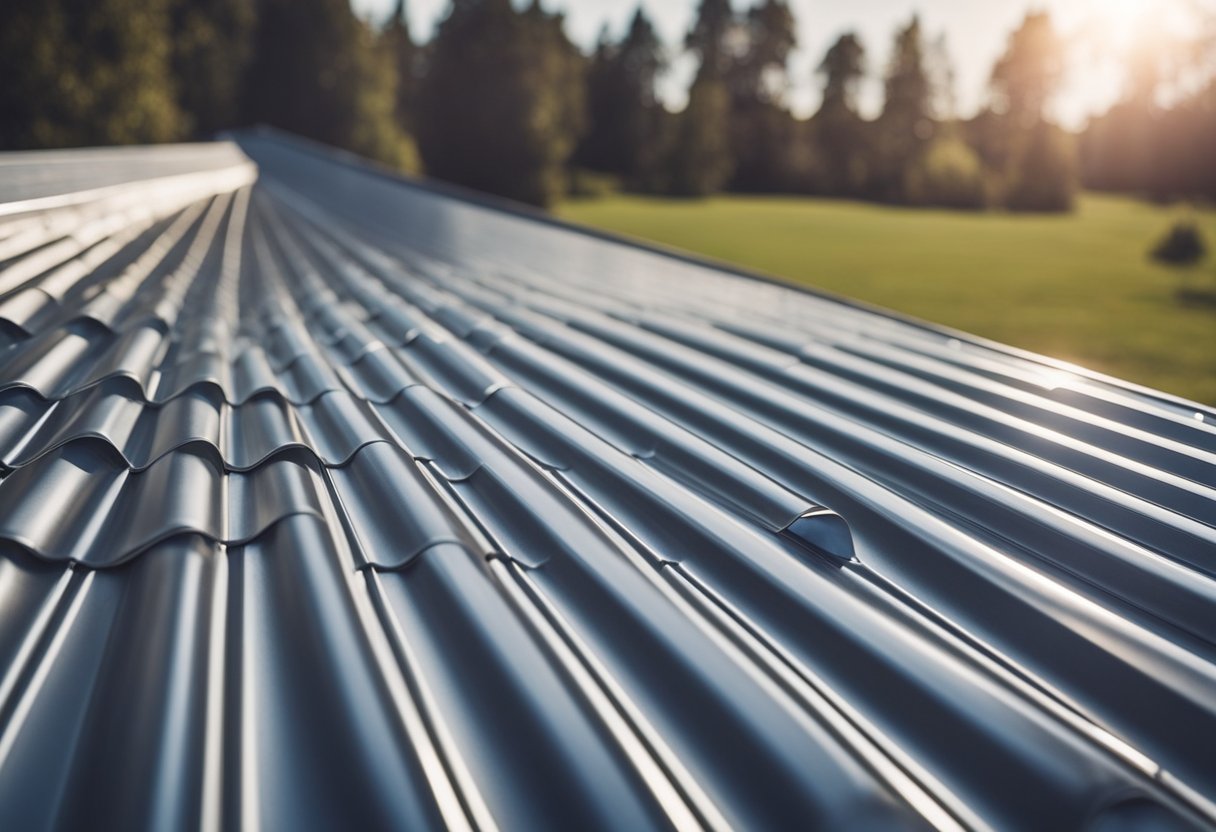 How do you attach metal roofing together?