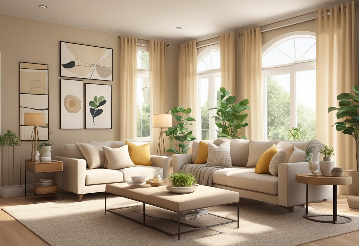 beige-colored-living-room-with-7-seater-and-cushion