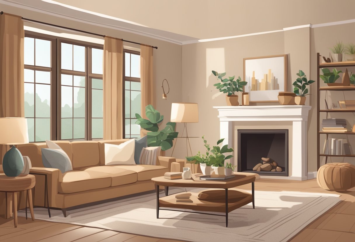 beige-colored-living-room-vector-image