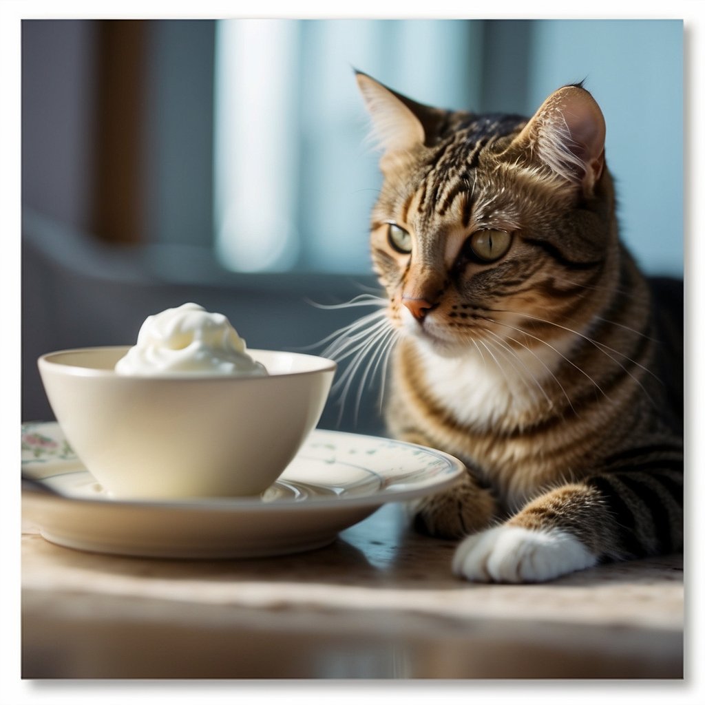 cat at table