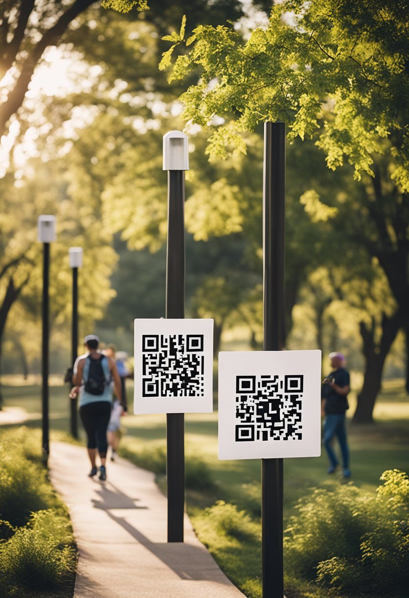 QR Fitness Trail System: "Scan, sweat, succeed - Experience the innovative QR Fitness Trail System at Waco Park."