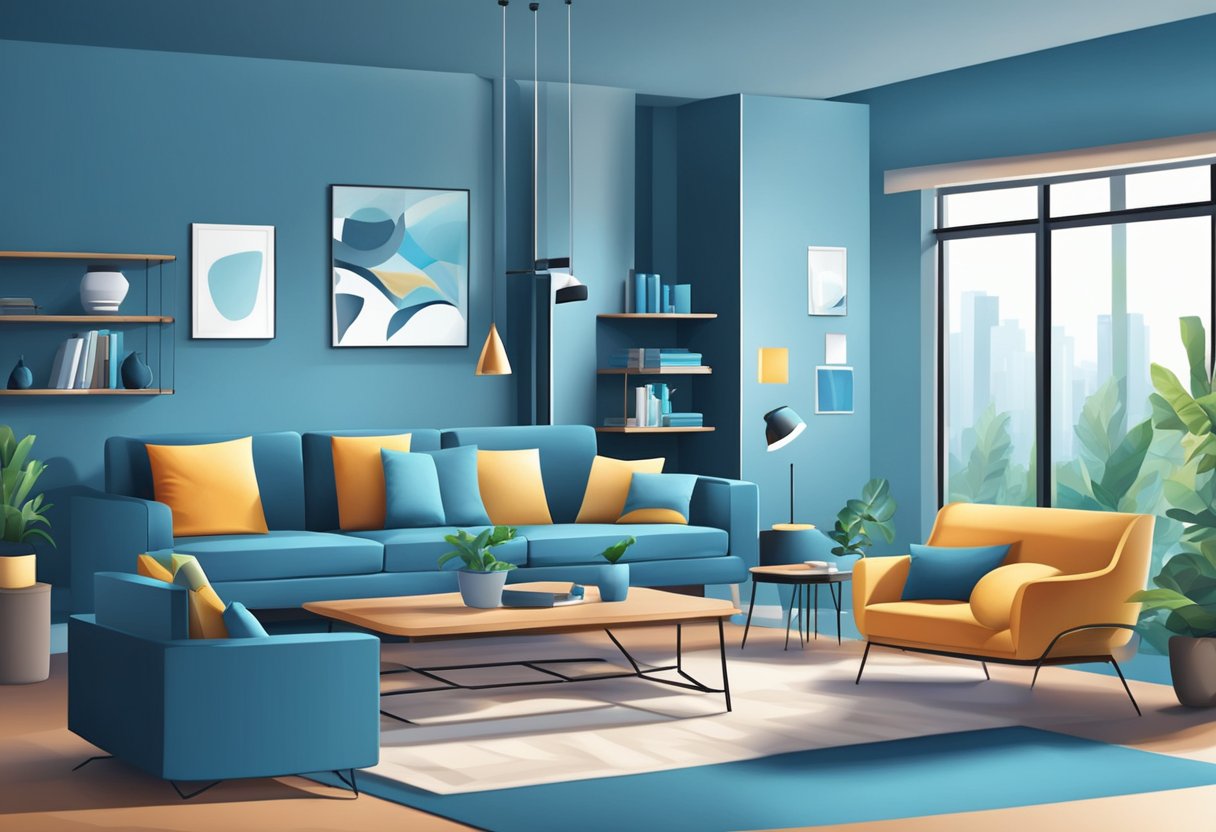 room-with-blue-decor