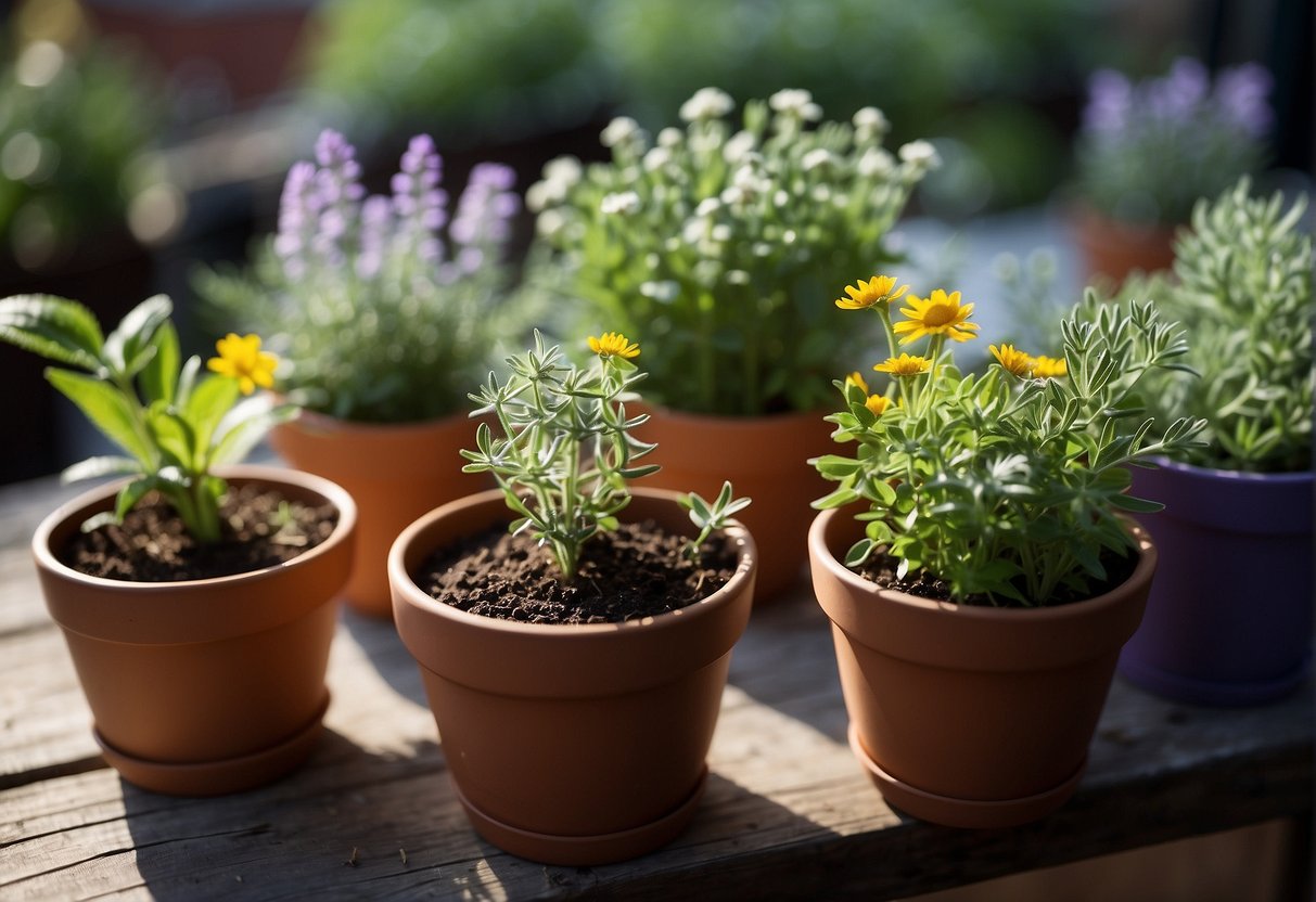 Herbs from your balcony garden to make homemade ointments for your skincare and relief.  