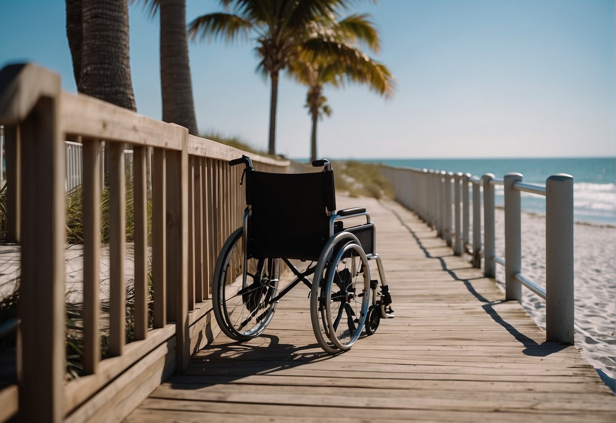 wheelchair in the keaton beach florida