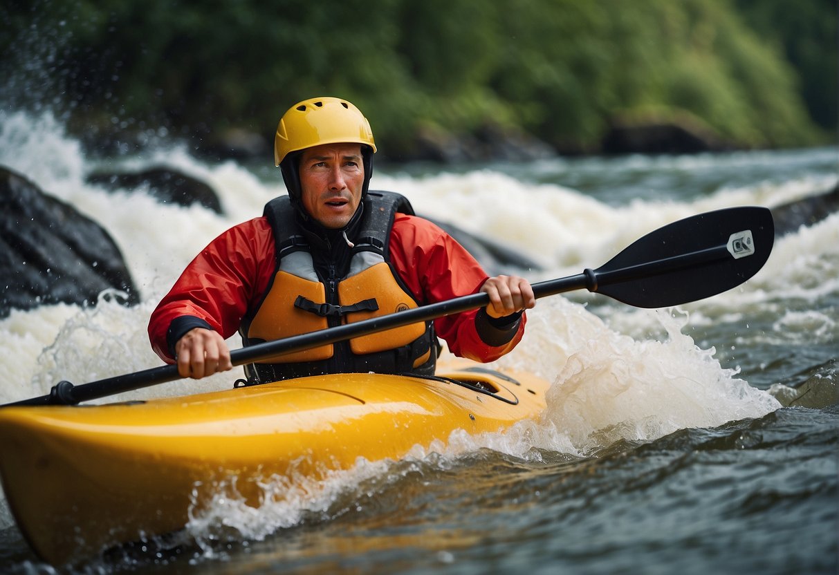 How To Kayak Whitewater Skill And Techniques - Kayakingnation