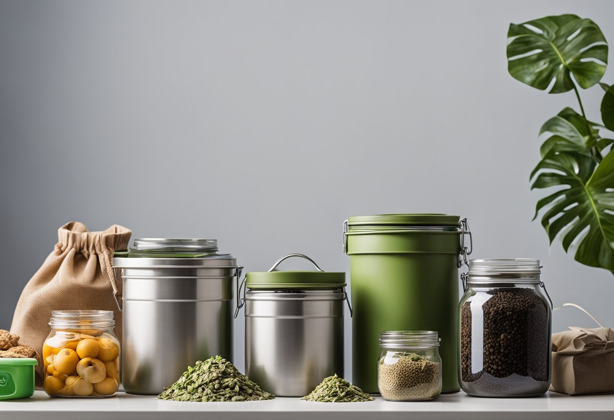 containers with Zero Waste Supplements 