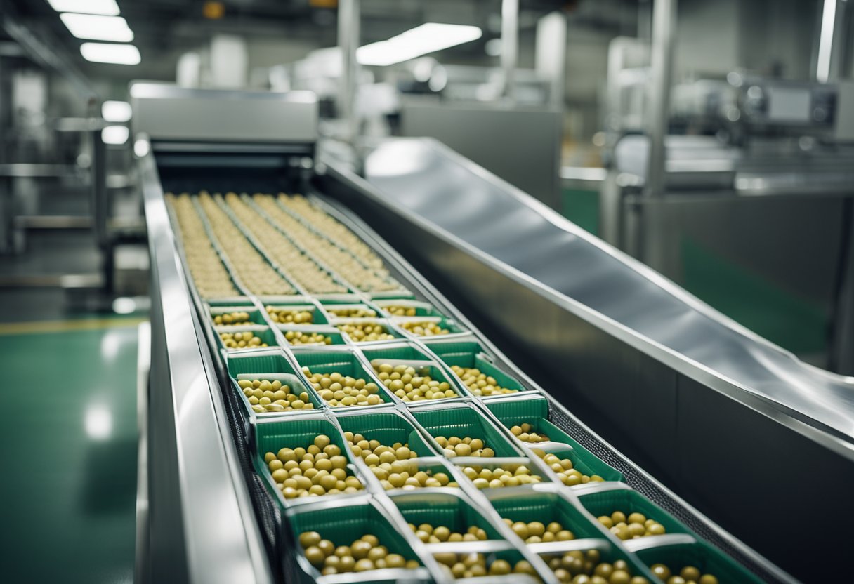 Zero Waste Supplements on conveyer belt