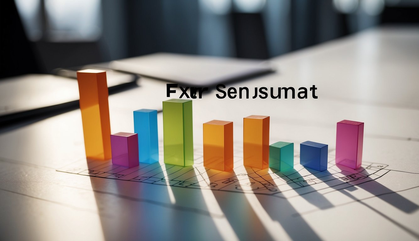 A bar graph showing survey results with a title "Executive Summary" above it