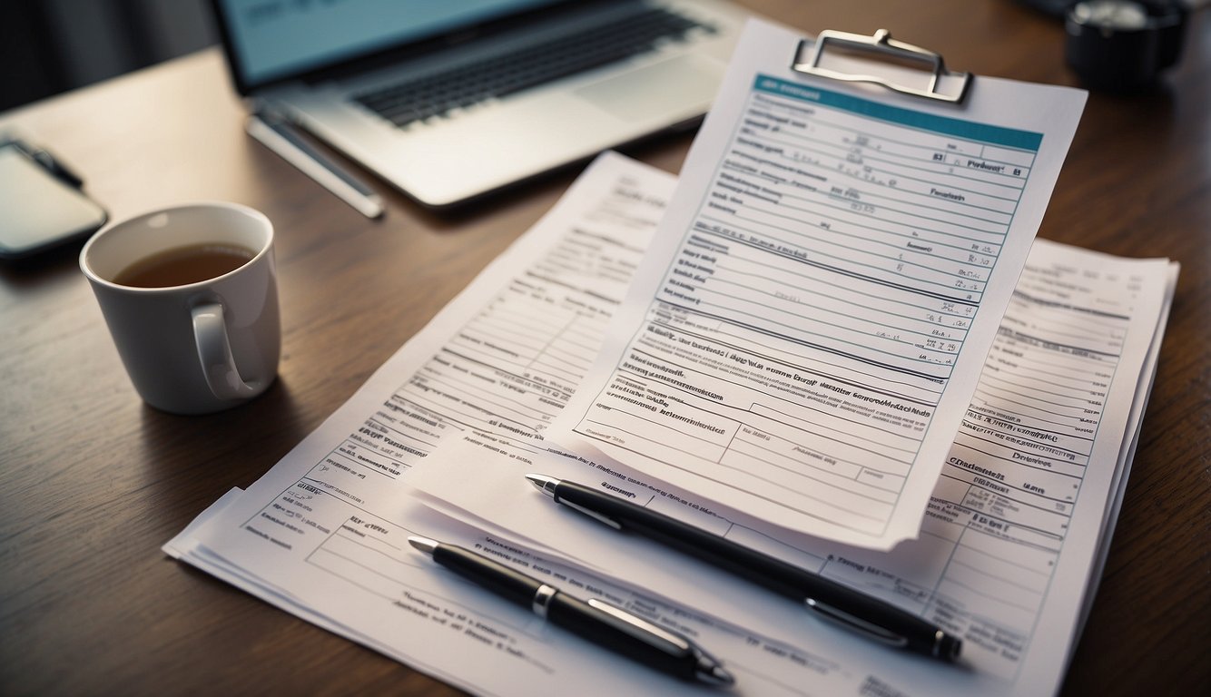 A form with fields for patient demographics and medical history