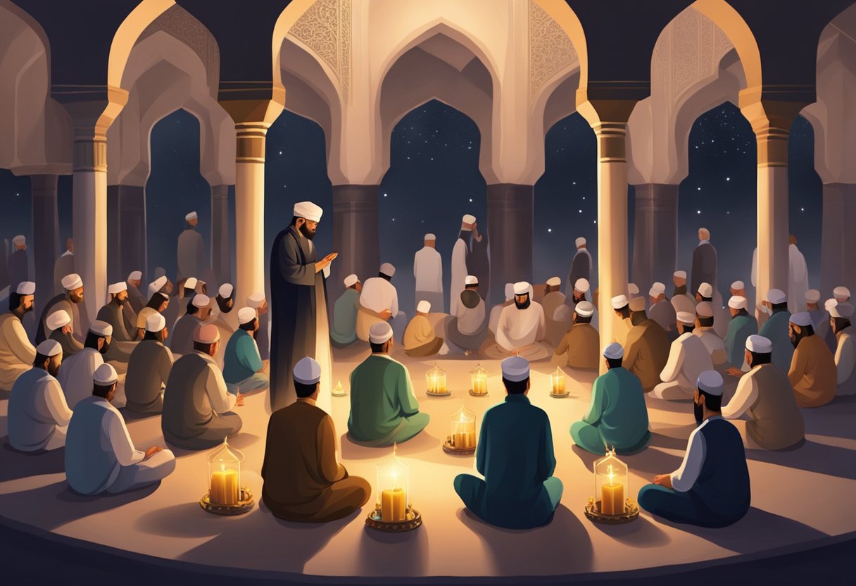 On Shab e Barat, a night of prayer and reflection, people gather in mosques, lighting candles and offering prayers for forgiveness and blessings