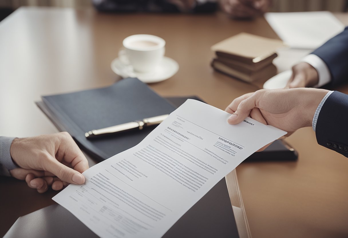 Property Law: Understanding Your Rights and Responsibilities 1 A house deed being handed over by a lawyer to a new owner