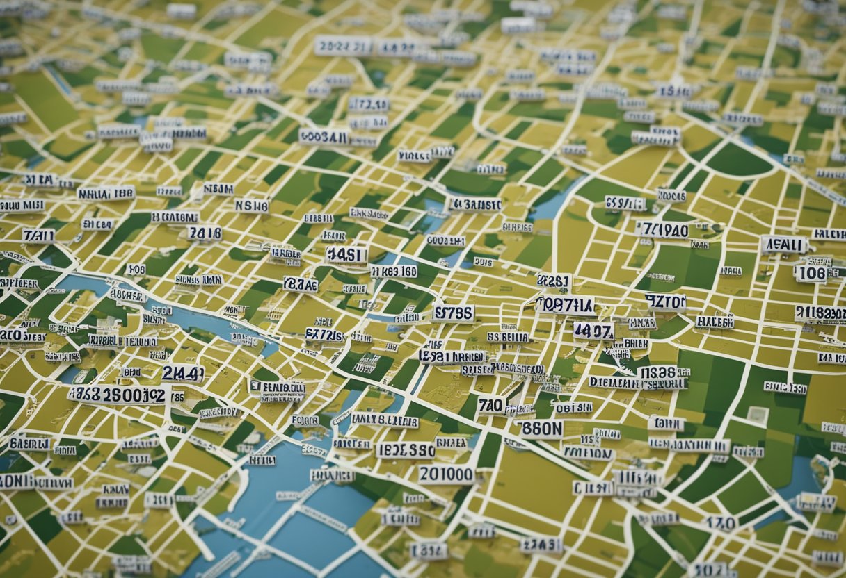 Berlin's postal codes compared to other major cities. Show Germany's zip code in context
