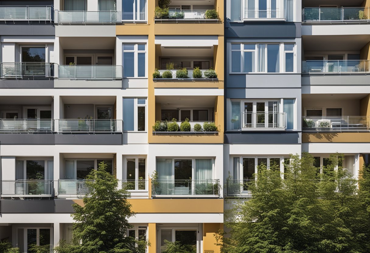 Various houses in Berlin: apartments, townhouses, and detached homes. Prices vary based on size, location, and amenities