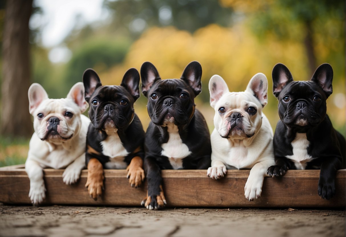 A cozy, well-kept kennel with happy, healthy French Bulldogs. Awards and certificates line the walls, showcasing the breeder's reputation