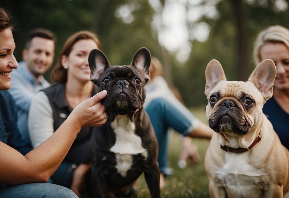 French Bulldog owners gather in NC, exchanging tips and support. Breeders showcase their top-quality dogs, fostering a sense of community and camaraderie