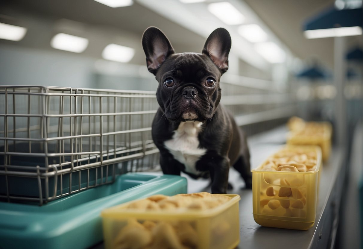 A French Bulldog breeder carefully selects healthy, well-cared-for dogs in a clean, spacious environment. Quality care and attention to detail are evident in every aspect of the facility