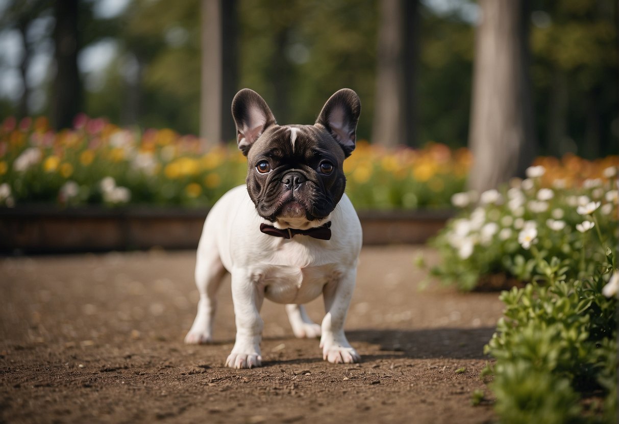 French Bulldog breeders in New England, with clear signage and well-maintained facilities. Litter of puppies with proper care and socialization
