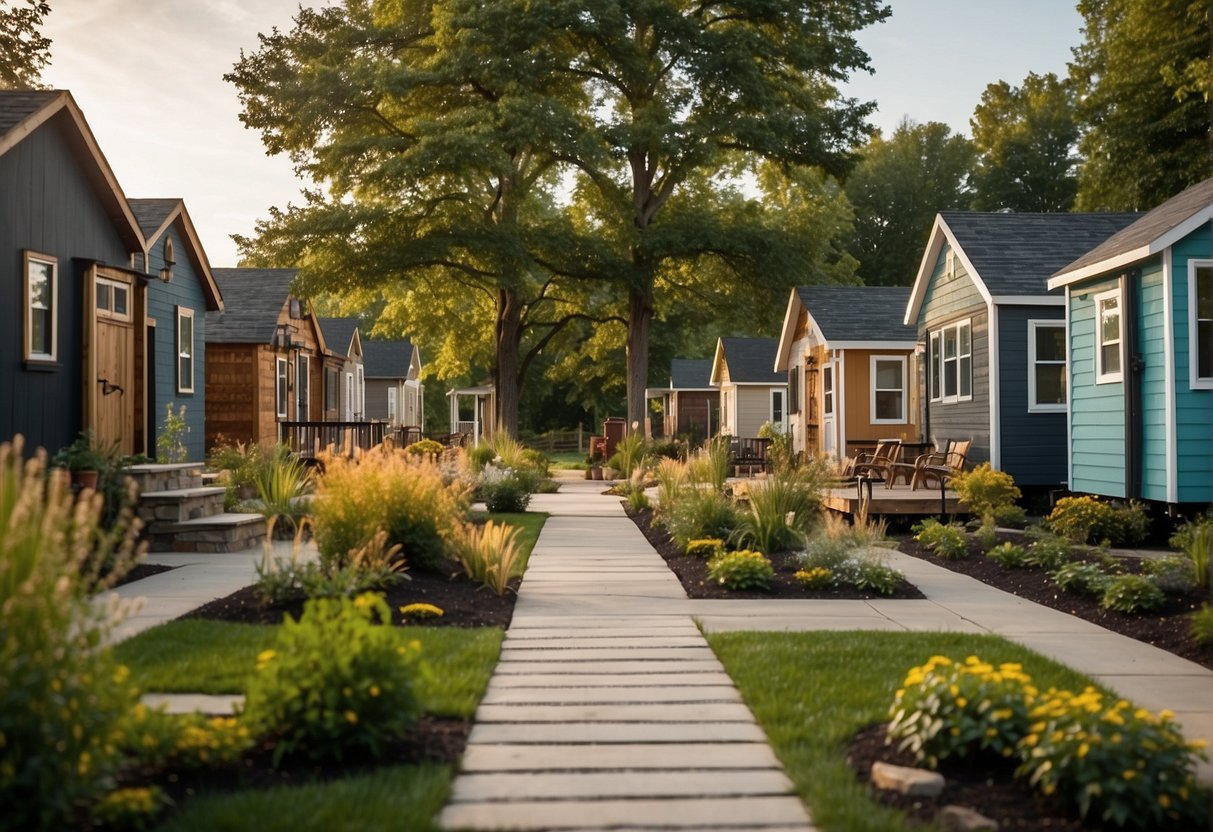 Tiny home communities in Louisville, KY feature communal gardens, shared recreational spaces, and eco-friendly amenities